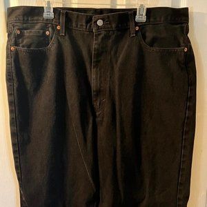 Levi's 550 Men's Black Denim Jeans 42 x 32